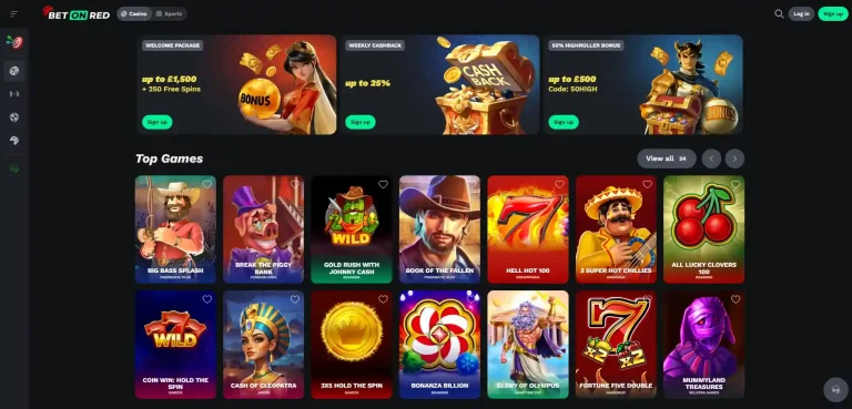   BetOnRed Casino Online